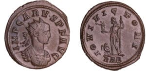 Carus - Aurélianus (282, Rome) - Jupiter Carus - Aurélianus (282, Rome) - Jupiter