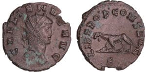 Gallien - Antoninien (267-268, Rome) - Panthère Gallien - Antoninien (267-268, Rome) - Panthère