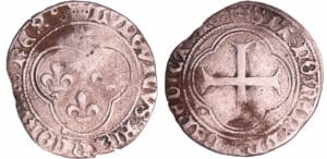 Louis XI (1461-1483) - Blanc au soleil - Troyes