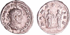 Trajan Dèce - Antoninien (250-251, Rome) - Les Pannonies Trajan Dèce - Antoninien (250-251, Rome) - Les Pannonies