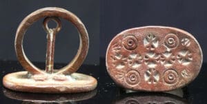 Byzantin - Sceau ou anneau épiscopal - 600 / 800 ap. J.-C. Byzantin - Sceau ou anneau épiscopal - 600 / 800 ap. J.-C.