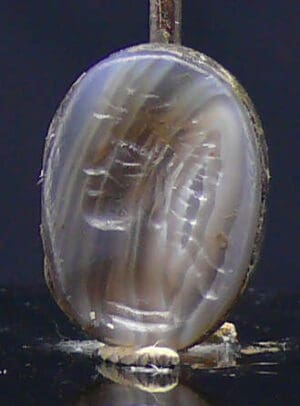 Romain - Intaille en agate rubanée - 0 / 200 ap. J.-C. Romain - Intaille en agate rubanée - 0 / 200 ap. J.-C.