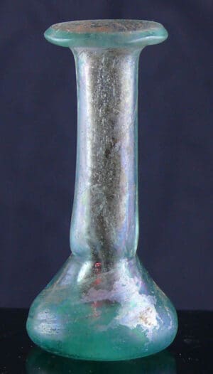 Romain - Empire d'Orient - Fiole en verre lourd - 100 av / 100 ap. J.-C.