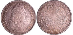 Louis XIV (1643-1715) - Ecu aux 3 couronnes - 1713 A (Paris) 1er sem. Louis XIV (1643-1715) - Ecu aux 3 couronnes - 1713 A (Paris) 1er sem.