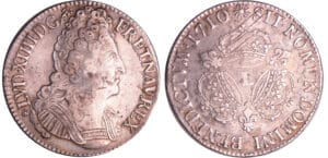 Louis XIV (1643-1715) - Ecu aux 3 couronnes - 1710 L (Bayonne) Louis XIV (1643-1715) - Ecu aux 3 couronnes - 1710 L (Bayonne)