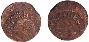 Champagne - Seigneurie de Cugnon - Ferdinand-Charles (1644-1672) - Denier sd Champagne - Seigneurie de Cugnon - Ferdinand-Charles (1644-1672) - Denier sd