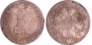 Navarre - Henri III de Navarre, II de Béarn - Franc 1581 (Pau) Navarre - Henri III de Navarre, II de Béarn - Franc 1581 (Pau)