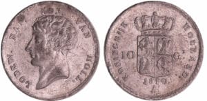 Pays-Bas - Royaume de Hollande - 10 gulden 1810 (Utrecht), épreuve en étain Pays-Bas - Royaume de Hollande - 10 gulden 1810 (Utrecht), épreuve en étain