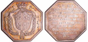 Jeton en argent - Louis-Marie Gariel César Baron de Choiseul 1771