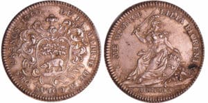 Jeton en argent - Mairie d'Orléans, Mr Cola des francs 1860