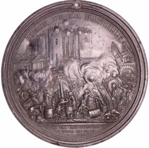 Révolution française - Médaille uniface - Prise de la Bastille 1789