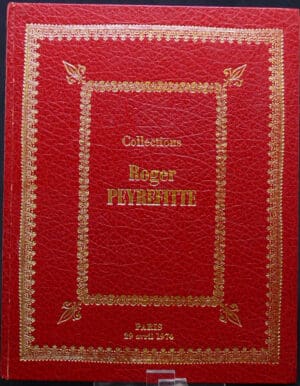 Catalogue de vente, Collection Roger Peyrefitte, Vente Vinchon 29 avril 1974
