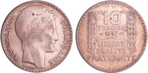 Troisième république (1871-1940) - 10 francs Turin argent 1937