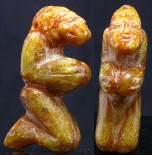 Chine - Statuette en pierre de style Hong Shan