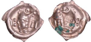 Suisse - Canton de Bâle - Evêché, Johann 1er de Châlon (1327-1335) - Pfennig Suisse - Canton de Bâle - Evêché, Johann 1er de Châlon (1327-1335) - Pfennig