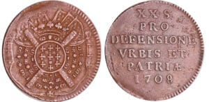 Siège de Lille - 20 sols Boufflers 1708 Siège de Lille - 20 sols Boufflers 1708