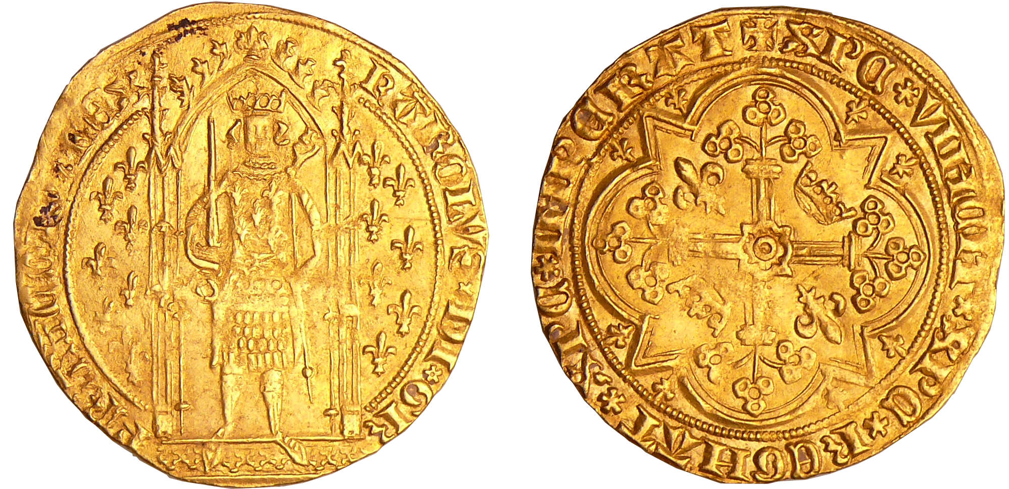 Charles V (1364-1380) - Franc à pied (20 avril 1365) Charles V (1364-1380) - Franc à pied (20 avril 1365)
