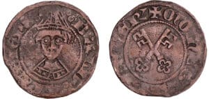 Allemagne - Trier, Erzbistum - Balduin von Luxemburg (1307-1354) - 1/2 Schilling, Cochem
