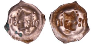 Suisse - Canton de Bâle - Evêché, Johann 1er de Châlon (1327-1335) - Pfennig Suisse - Canton de Bâle - Evêché, Johann 1er de Châlon (1327-1335) - Pfennig