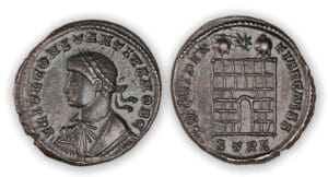 Constance II - Nummus (327/328, Trèves) Constance II - Nummus (327/328, Trèves)