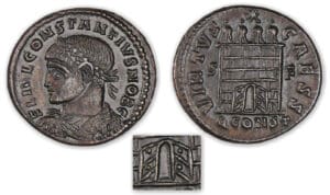 Constance II - Nummus (328, Arles) Constance II - Nummus (328, Arles)
