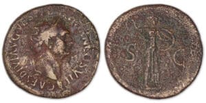 Domitien - Sesterce (80, Rome) Pallas