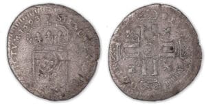 Louis XIV - Sol de 15 deniers contremarque d'un lis 1693 E (Tours) Louis XIV - Sol de 15 deniers contremarque d'un lis 1693 E (Tours)