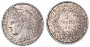 1 franc Cérès 1887 A