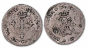 Louis XV - Double sol 1739 A (Paris) 2ème semestre Louis XV - Double sol 1739 A (Paris) 2ème semestre
