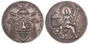 Italie - Etat papal - Siège vacant - écu 1829 (Bologne)
