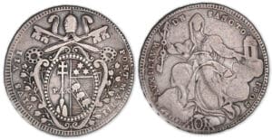 Italie - Etat papal - Pie VII - demi-écu 1802 (Rome)
