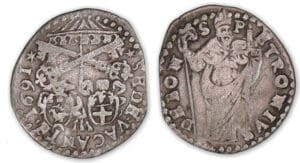 Italie - Etat papal - Siège vacant - grosso 1691