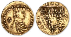 Italie - Sicile - Charles I d'Anjou - Real d'or (Messine) Italie - Sicile - Charles I d'Anjou - Real d'or (Messine)