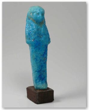 Egypte - Oushebti en frite - Ier mill. av. J.-C.