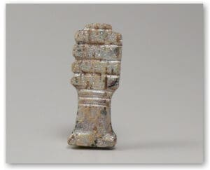 Egypte - Amulette en verre d'un pilier Djet - IIIème siècle av. J.-C.