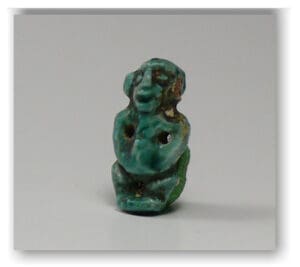 Egypte - Amulette du dieu Ptah Pateck en frite - VIIème-IVème siècle av. J.-C.