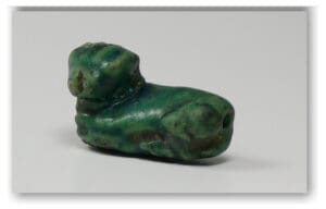 Egypte - Amulette d'un bélier en frite - VIIème-IVème siècle av. J.-C.