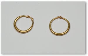 Romain - Deux boucles d'oreilles en or - IIème-IVème siècle ap. J.-C.