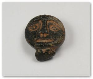 Proche-Orient - Tête d'homme en pierre - Ier mill. av. J.-C.