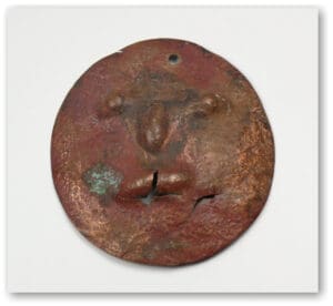 Pré-colombien - Culture Collé (Panama) - Masque en cuivre - Xème-XIIème siècle ap. J.-C. Pré-colombien - Culture Collé (Panama) - Masque en cuivre - Xème-XIIème siècle ap. J.-C.