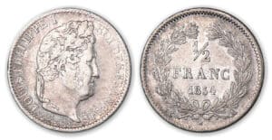 1/2 franc Louis-Philippe I 1834 A (Paris) 1/2 franc Louis-Philippe I 1834 A (Paris)