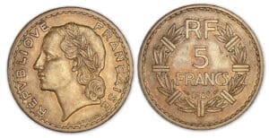 5 francs Lavrillier bronze alu 1946 C