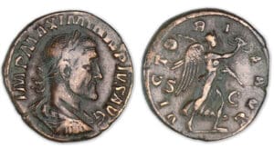 Maximin 1er - Sesterce (236, Rome) La Victoire