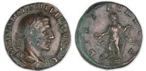 Philippe 1er - Sesterce (244-245, Rome) La Joie