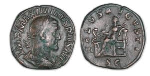 Maximin 1er - Sesterce (236-238, Rome) La Santé