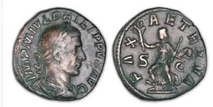 Philippe 1er - Sesterce (244-245, Rome) La Paix