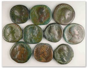 Rome - Lot de 10 sesterces