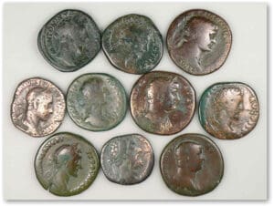 Rome - Lot de 10 sesterces
