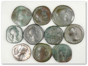 Rome - Lot de 10 sesterces