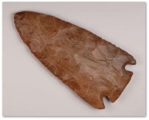 Préhistoire - Amérindien - Ohio - Pointe de flèche type MOUND BUILDERS 2600-1700 ans av. J.-C.